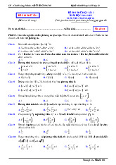 05 đề thi thử cuối học kì 2 môn Toán 10 năm học 2024 – 2025 có đáp án