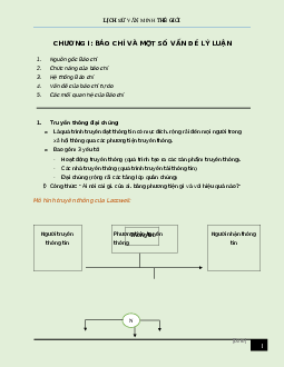 Bài giảng môn Lịch sử văn minh thế giới