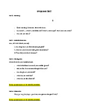 Speaking test package 16 | Môn Ngữ pháp căn bản 1 - Đại học Cần Thơ