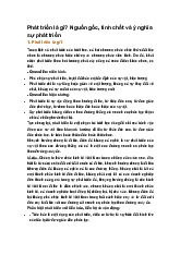 Phát triển là gì? Nguồn gốc, tính chất và ý nghĩa sự phát triển