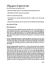 Chương 1: Tổng quan về quản trị học - Quản trị học đại cương (EM1010) | Trường Đại học Bách khoa Hà Nội