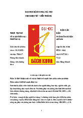 Báo cáo thực tập cơ bản Môn ET | Thực tập cơ bản | Trường Đại học Bách khoa Hà Nội