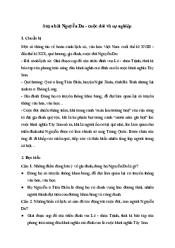 Soạn bài Nguyễn Du - cuộc đời và sự nghiệp | Văn 11 Cánh diều