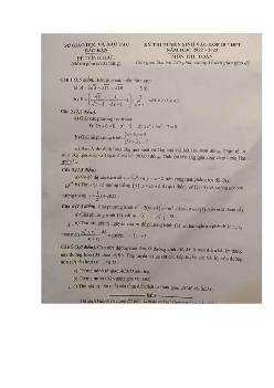 Đề thi vào 10 môn Toán năm 2023 - 2024 sở GD&ĐT Bắc Kạn