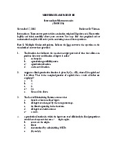 Đề thi kiểm tra giữa kỳ môn Kinh tế vi mô | Đại học Nội Vụ Hà Nội