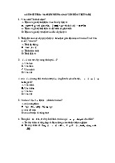 Câu hỏi Trắc Nghiệm Môn Cơ Sở Văn Hóa VN | Trường Đại học Khoa Học Xã Hội và Nhân Văn, Đại học Quốc gia Hà Nội