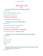 Tổng hợp câu hỏi trắc nghiệm | Môn Thương mại điện tử - Đại học Ngoại Thương