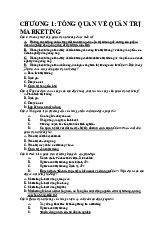 Đề cương Quản trị marketing | Đại học Kinh tế kỹ thuật công nghiệp