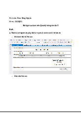 Bài Tập Thực Hành Tuần | Quản lý thông tin | Trường Đại học Khoa học Tự nhiên, Đại học Quốc gia Hà Nội