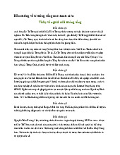 Dẫn chứng về lí tưởng sống của thanh niên - Ngữ văn 12