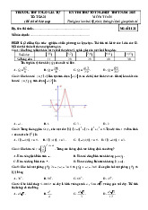 Đề thi thử TN THPT 2025 môn Toán trường THPT Ngô Gia Tự – Phú Yên