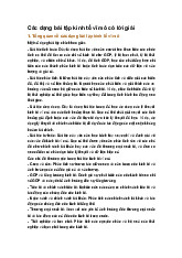 Các dạng bài tập kinh tế vĩ mô có lời giải