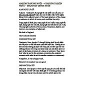 ADJ - Lecture Notes on Adjuncts, Conjuncts & Disjuncts (1-10)