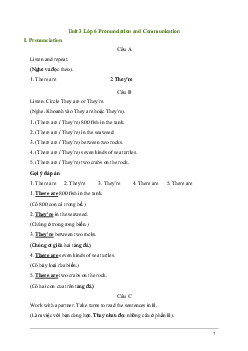 Tiếng Anh 6 Unit 3: Pronunciation and Communication | Explorer English