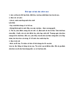 Kể chuyện Đôi bạn và hai chú chim non | Tiếng việt 1 Chân trời sáng tạo