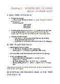 Lý luận nhà nước và pháp luật Lý thuyết ôn tập - Pháp luật đại cương | Đại học Tôn Đức Thắng