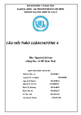 Câu hỏi thảo luận kinh tế vi mô | Trường Đại học Kinh tế – Luật