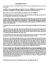 Đề cương ôn tập Môn Tư tưởng Hồ Chí Minh | Đại học Bách Khoa Hà Nội