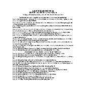 27 CÂU HỎI ÔN THI HỌC PHẦN LỊCH SỬ NHÀ NƯỚC VÀ PHÁP LUẬT 2024