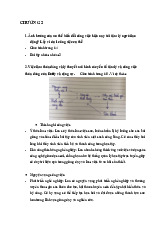 Ôn thi đề cương Chương 2 và 3: Tâm lý người lao động môn Tâm lý học | Đại học Kinh tế Quốc Dân