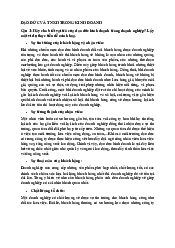 Đề cương đạo đức kinh doanh 2023 - Quản trị kinh doanh | Trường Đại học Kinh tế, Đại học Huế