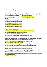 Câu Hỏi Ôn Tập Phần Thị Trường | Kinh tế vĩ mô | Trường Đại học kinh tế Thành Phố Hồ Chí Minh