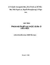 Giáo Trình Môn Phương pháp dạy học toán | Đại học Sư phạm Hà Nội 2