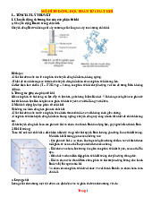 Các Dạng Toán Bài Mô Hình Động Học Phân Tử Chất Khí Lớp 12 Có Lời Giải