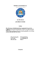 Kinh doanh thịt gà sống phân phối đến các siêu thị | Bài thảo luận quản trị chất lượng