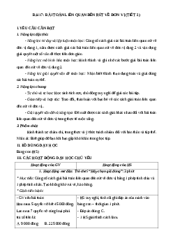 Giáo án Toán lớp 4 Tuần 6 | Cánh diều