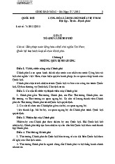 Luật Tổ Chức Chính Phủ VN - Tóm Tắt Các Điều Khoản Quan Trọng | Pháp Luật Đại Cương | Trường Đại học Hà Nội