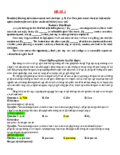 Tài liệu sưu tầm. Đề thi thử THPT Tiếng Anh. Đề 2