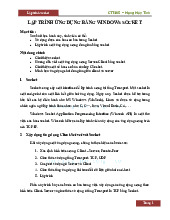 Đề cương môn lập trình mạng máy tính- Trường Đại học bách khoa - Đại học đà nẵng.