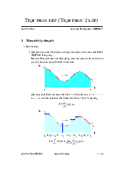 Tích phân kép - Giải tích 2 | Trường đại học Bách Khoa, Đại học Đà Nẵng