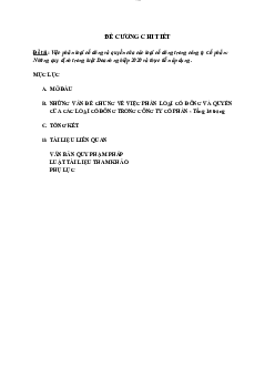 Tiểu luận cuối kì | Luật Kinh Doanh | Đại học Khoa học Xã hội và Nhân văn, Đại học Quốc gia Thành phố HCM