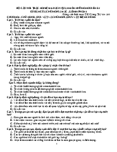 BỘ CÂU HỎI TRẮC NGHIỆM TRIẾT HỌC MÁC