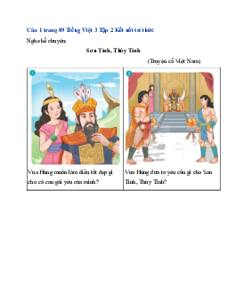 Giải SGK Tiếng Việt 3 trang 89 Bài 19: Sông Hương - Nói và nghe | Kết nối tri thức