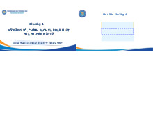 Chương 4: Kỹ Năng Số và Chính Sách Pháp Luật CĐS | Tài liệu thương mại điện tử