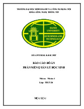 Đồ án visual basic.net báo cáo đồ án phần mền quản lý học sinh môn Công nghệ thông tin | Trường đại học kinh doanh và công nghệ Hà Nội