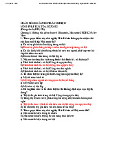 Ngân hàng câu hỏi trắc nghiệm môn Pháp luật đại cương| Trường Đại học Ngoại Thương