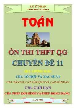 Chuyên đề Toán 11 ôn thi THPT Quốc gia – Lư Sĩ Pháp
