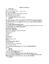 Bệnh án nhi Hội chứng thận hư | Bệnh án nội khoa | Đại học Y khoa Phạm Ngọc Thạch