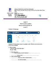 Tài liệu ôn tập trắc nghiệm - English Language | Đại học Bà Rịa- Vũng Tàu