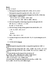 Bài tập môn Nguyên lý kinh tế    | Học viện Nông nghiệp Việt Nam