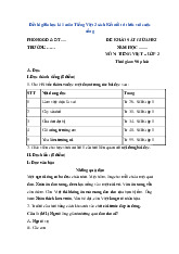 Đề thi giữa học kỳ 1 môn Tiếng Việt lớp 2 năm học 2024 - 2025 - Đề số 1 | Bộ sách Kết nối tri thức