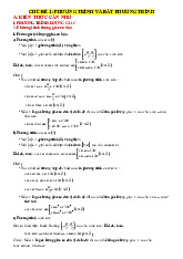 Chuyên Đề Phương Trình Và Bất Phương Trình Ôn Thi Tốt Nghiệp THPT 2025 Giải Chi Tiết