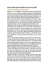 Kể lại một truyền thuyết chọn lọc hay nhất