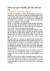 100 họ của người Việt Nam phổ biến nhất hiện nay