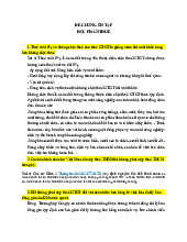 Đề cương ôn tập học phần thuế K15- Trường Đại học Ngoại ngữ- Đại học Quốc gia Hà Nội