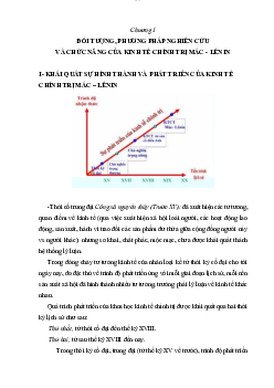 Kính tế chính trị cuối kì - Đề cương kinh tế chính trị | Đại học Sư Phạm Hà Nội